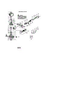 Crankshaft parts for Craftsman Hedge Trimmer 358795700 from AppliancePartsPros.com