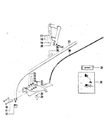 Drive Shaft parts for Craftsman Gas Line Trimmer 358795701 from AppliancePartsPros.com