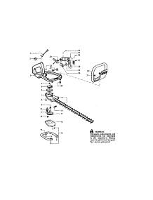 Handle / Blade parts for Craftsman Hedge Trimmer 358795741 from AppliancePartsPros.com