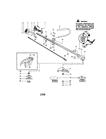 Throttle / Gear Box / Blade parts for Craftsman Gas Line Trimmer 358795800 from AppliancePartsPros.com