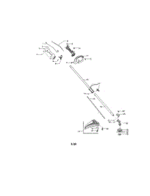 Drive Shaft / Handle / Shield parts for Craftsman Gas Line Trimmer 358795920 from AppliancePartsPros.com