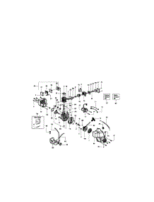 Crankcase Assembly parts for Craftsman Gas Line Trimmer 358796100 from AppliancePartsPros.com