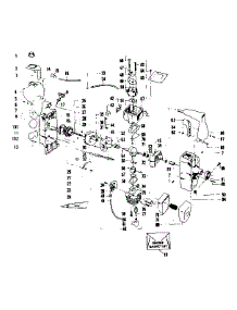 Engine parts for Craftsman Gas Line Trimmer 358796110-1980 from AppliancePartsPros.com