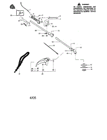 Driveshaft / Shield / Handle parts for Craftsman Gas Line Trimmer 358796121 from AppliancePartsPros.com