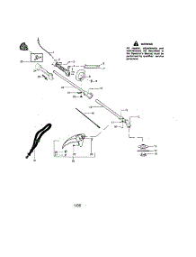 Driveshaft / Shield / Handle parts for Craftsman Gas Line Trimmer 358796160 from AppliancePartsPros.com