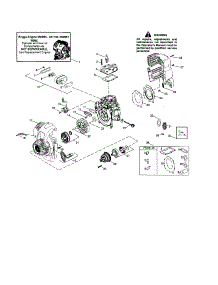 Muffler / Crankcase / Gasket Set parts for Craftsman Gas Line Trimmer 358796160 from AppliancePartsPros.com