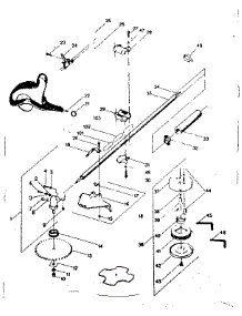 Drive Shaft And Cutting Head parts for Craftsman Gas Line Trimmer 358796221 from AppliancePartsPros.com