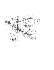 Crankcase parts for Craftsman Gas Line Trimmer 358796280 from AppliancePartsPros.com