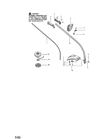 Driveshaft parts for Craftsman Gas Line Trimmer 358796281 from AppliancePartsPros.com