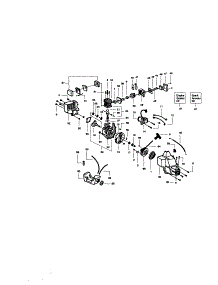 Crankcase Assembly parts for Craftsman Gas Line Trimmer 358796290 from AppliancePartsPros.com