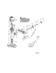 Housing Shield / Crankcase / Cylinder parts for Craftsman Hedge Trimmer 358796330 from AppliancePartsPros.com