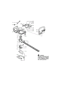 Drive Gear / Handle / Blade parts for Craftsman Hedge Trimmer 358796370 from AppliancePartsPros.com