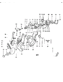 Main Frame parts for Craftsman Gas Leaf Blower 358797030 from AppliancePartsPros.com