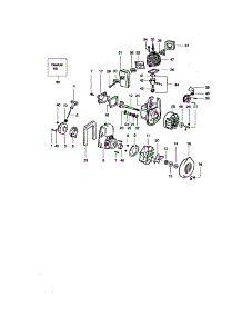 Crank Case parts for Craftsman Gas Leaf Blower 358797040 from AppliancePartsPros.com