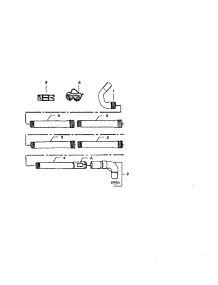 Gutter Attachment Kit-952706612 parts for Craftsman Gas Leaf Blower 358797040 from AppliancePartsPros.com