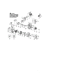 Cylinder / Crankshaft / Crankcase parts for Craftsman Gas Leaf Blower 358797170 from AppliancePartsPros.com