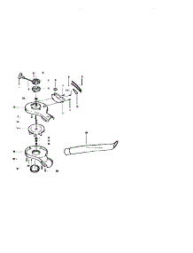 Rewind Starter parts for Craftsman Gas Leaf Blower 358797200 from AppliancePartsPros.com