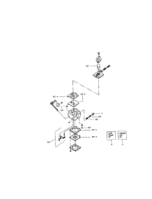 Carburetor parts for Craftsman Gas Leaf Blower 358797203 from AppliancePartsPros.com