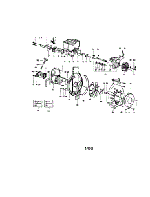Crankcase parts for Craftsman Gas Leaf Blower 358797251 from AppliancePartsPros.com