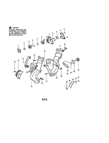 Housing parts for Craftsman Gas Leaf Blower 358797300 from AppliancePartsPros.com