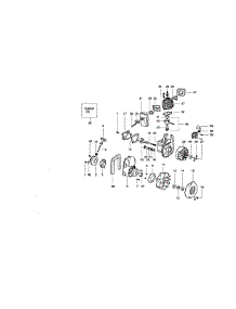 Crankcase parts for Craftsman Gas Leaf Blower 358797310 from AppliancePartsPros.com