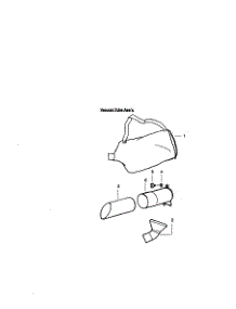 Vacuum Tube Assembly parts for Craftsman Gas Leaf Blower 358797310 from AppliancePartsPros.com