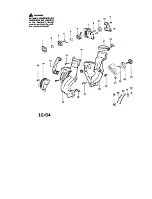 Housing / Fuel Tank / Handle parts for Craftsman Gas Leaf Blower 358797340-GAS from AppliancePartsPros.com
