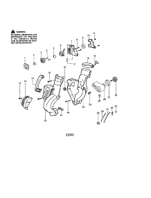 Housing / Crankcase parts for Craftsman Gas Leaf Blower 358797341 from AppliancePartsPros.com