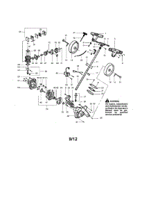 Upper Handle / Crankcase / Crankshaft parts for Craftsman Edger 358797450 from AppliancePartsPros.com