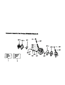 Carburetor parts for Craftsman Gas Leaf Blower 358797770 from AppliancePartsPros.com