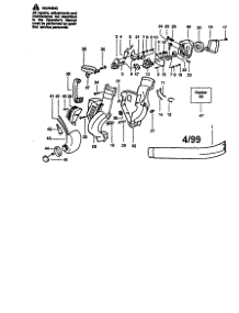 Main Frame parts for Craftsman Gas Leaf Blower 358797931 from AppliancePartsPros.com