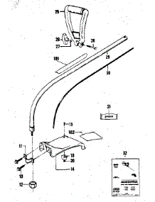 Drive Shaft parts for Craftsman Gas Line Trimmer 358798130 from AppliancePartsPros.com