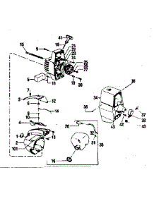Fuel Tank Assembly parts for Craftsman Gas Line Trimmer 358798131 from AppliancePartsPros.com