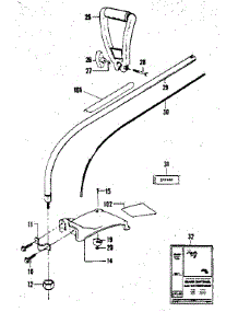 Drive Shaft parts for Craftsman Gas Line Trimmer 358798131 from AppliancePartsPros.com