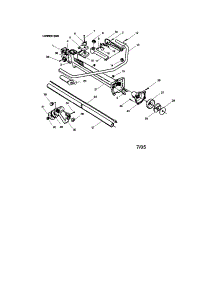 Clutch / Handle / Housing / Gearbox parts for Craftsman Gas Line Trimmer 358798280 from AppliancePartsPros.com