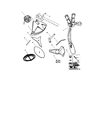 Dual Line Cutting Head parts for Craftsman Gas Line Trimmer 358798280 from AppliancePartsPros.com
