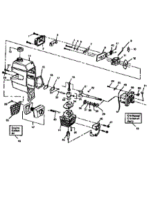 Engine parts for Craftsman Gas Line Trimmer 358798461 from AppliancePartsPros.com