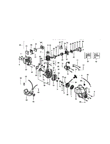 Engine parts for Craftsman Gas Line Trimmer 358798530 from AppliancePartsPros.com