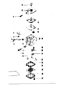 Carburetor Assembly parts for Craftsman Gas Leaf Blower 358799910 from AppliancePartsPros.com