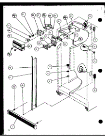 Refrigerator / Freezer Controls And Cabinet Parts parts for Amana Side-By-Side Refrigerator 36041W-P1122101WW from AppliancePartsPros.com