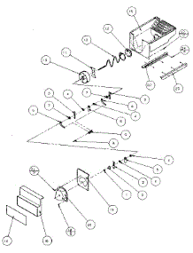 Crushed Ice Bucket parts for Amana Side-By-Side Refrigerator 36068-P1122002W from AppliancePartsPros.com