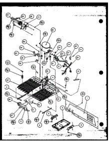 Machine Compartment parts for Amana Side-By-Side Refrigerator 36078-P1108706W from AppliancePartsPros.com