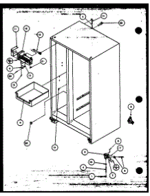 Factory Installed Ice Maker parts for Amana Side-By-Side Refrigerator 36078-P1115802W from AppliancePartsPros.com