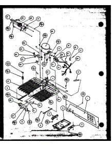 Machine Compartment parts for Amana Side-By-Side Refrigerator 36078-P1115802W from AppliancePartsPros.com