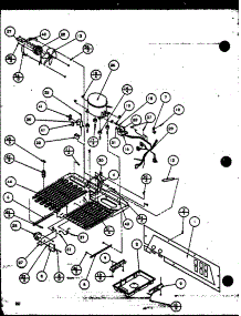 Machine Compartment parts for Amana Side-By-Side Refrigerator 36081-P1115901W from AppliancePartsPros.com