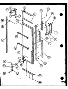 Refrigerator Door parts for Amana Side-By-Side Refrigerator 36091-P1115903W from AppliancePartsPros.com