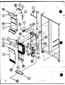 Evaporator And Air Handling parts for Amana Side-By-Side Refrigerator 36098-P1115904W from AppliancePartsPros.com