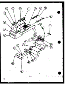 Ice Bucket And Ice Maker parts for Amana Side-By-Side Refrigerator 36098-P1115904W from AppliancePartsPros.com