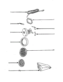 Motor parts for Eureka Canister Vacuum 3621A from AppliancePartsPros.com