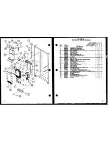 Evaporator And Air Handling (36571 / P1115505w) (36571 / P1115506w) (36578 / P1115507w) (36578 / P1115508w) parts for Amana Side-By-Side Refrigerator 36261-P1115701W from AppliancePartsPros.com